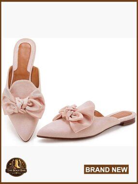 Slip On Comfortable Pointed Toe Loafers Mules & Clogs